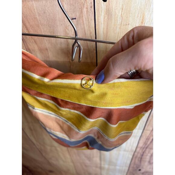 Vix Paula Hermanny Striped String Bikini Women's Size S - Picture 5 of 7